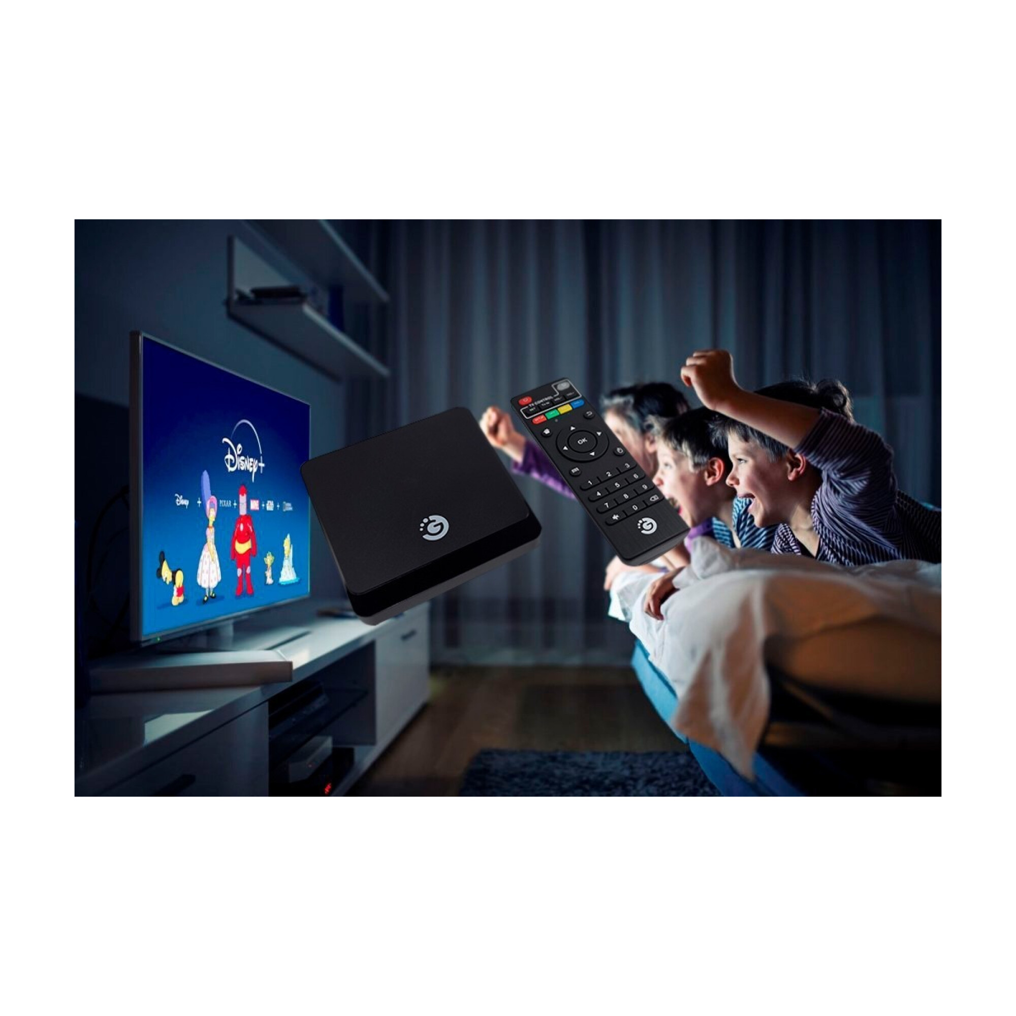 Tv Box Max Goldtech 32 4k Ultra Hd Hdmi Usb Disney Hbo — Atrix