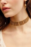 COLLAR CHO METALLIC Dorado