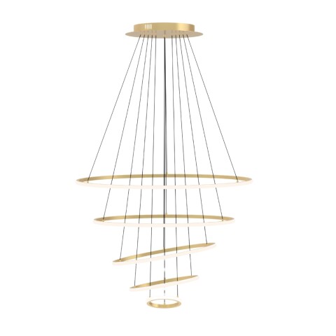 COLGANTE LED 80W ANILLOS 3000K GOLD 20+40+60+80+100CM COLGANTE LED 80W ANILLOS 3000K GOLD 20+40+60+80+100CM