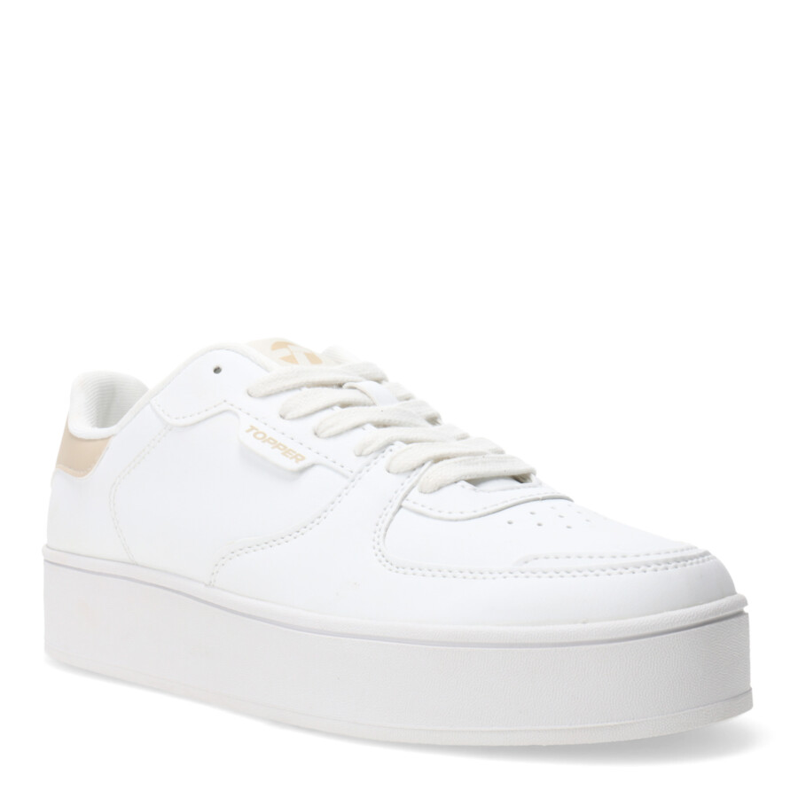 Championes de Mujer Topper Loli Blanco - Beige