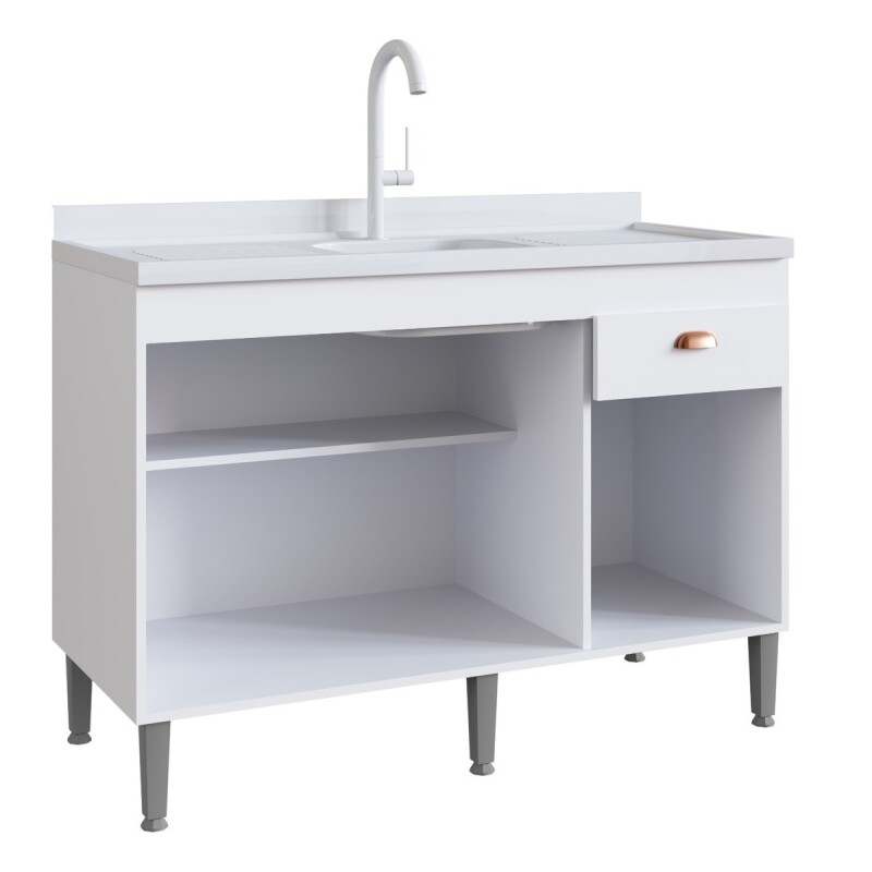 Bajo Mesada Mueble Cocina 3 puertas 1 cajón 120 cm (SIN PILETA) Bajo Mesada Mueble Cocina 3 Puertas 1 Cajón 120 Cm (sin Pileta)