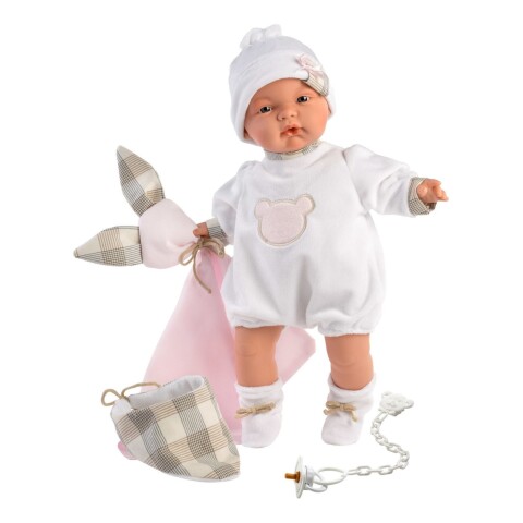 Llorens Muñeca Bebe Joel Llorona Y Pelele De Osita Rosa Llorens Muñeca Bebe Joel Llorona Y Pelele De Osita Rosa