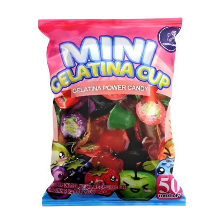 GELATINAS MINI. CUP BOLSA x50unidades 600GRS GELATINAS MINI. CUP BOLSA x50unidades 600GRS