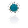 Dije Colgante Sol-Plata 925-Turquesa-CP3816 Conpiedra