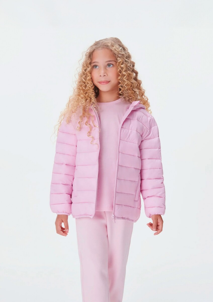 CAMPERA UNISSEX PUFFER CON CAPUCHA Y BOLSILLOS - VERDE 