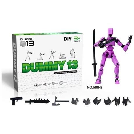 Figura Articulada Dummy 13 con Accesorios VIOLETA
