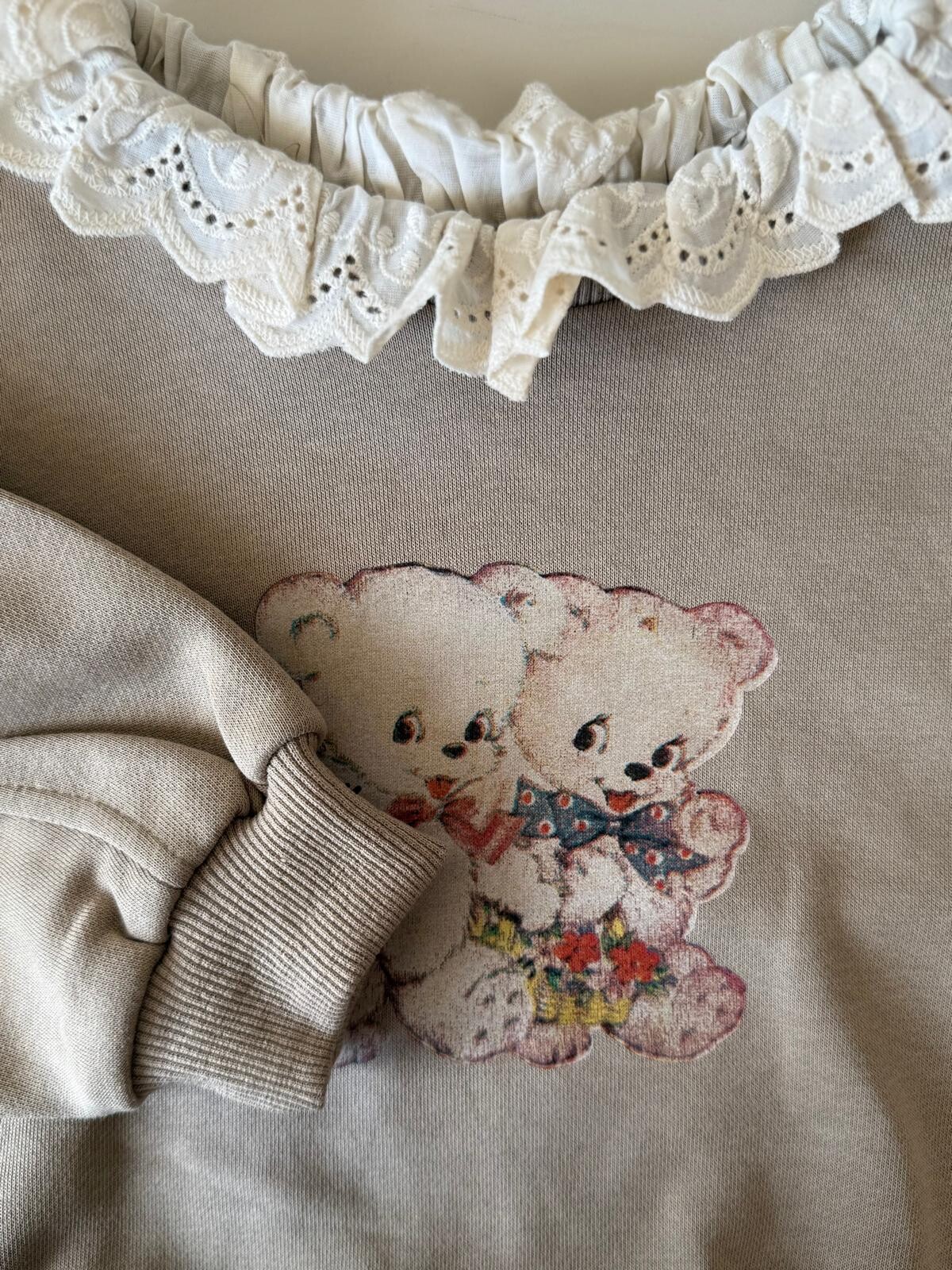 Buzo Oso Cuello Broderie Buzo Oso Cuello Broderie