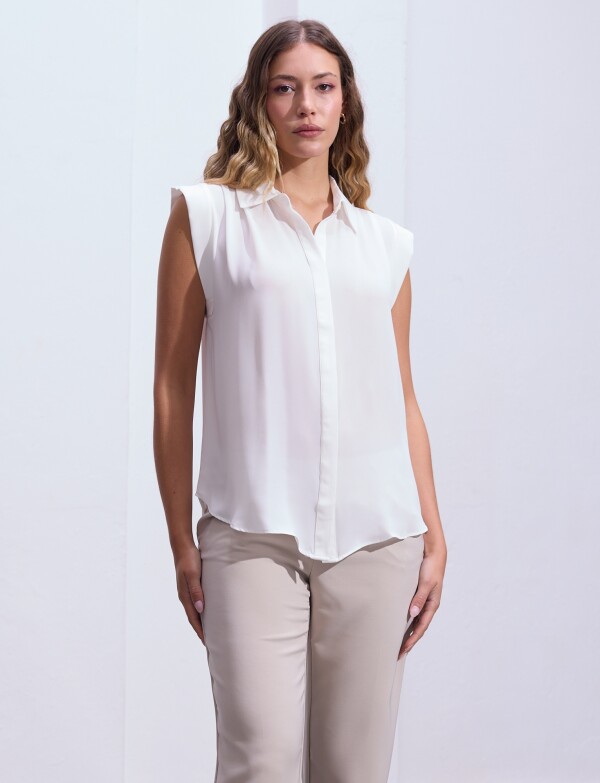 Blusa Botones CRUDO