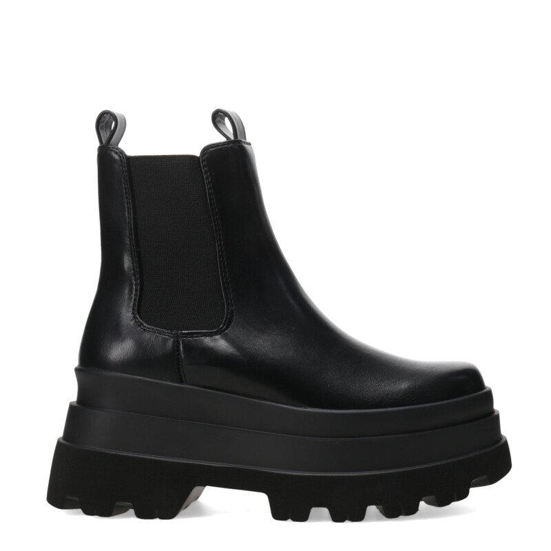 Botas de Mujer Miss Carol TRAP con elásticos Negro
