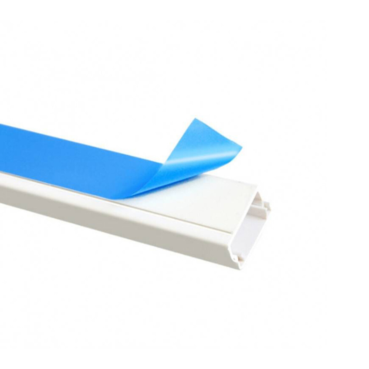 Ducto plástico blanco con adhesivo 20x10mm 2 mts. - TA5017 