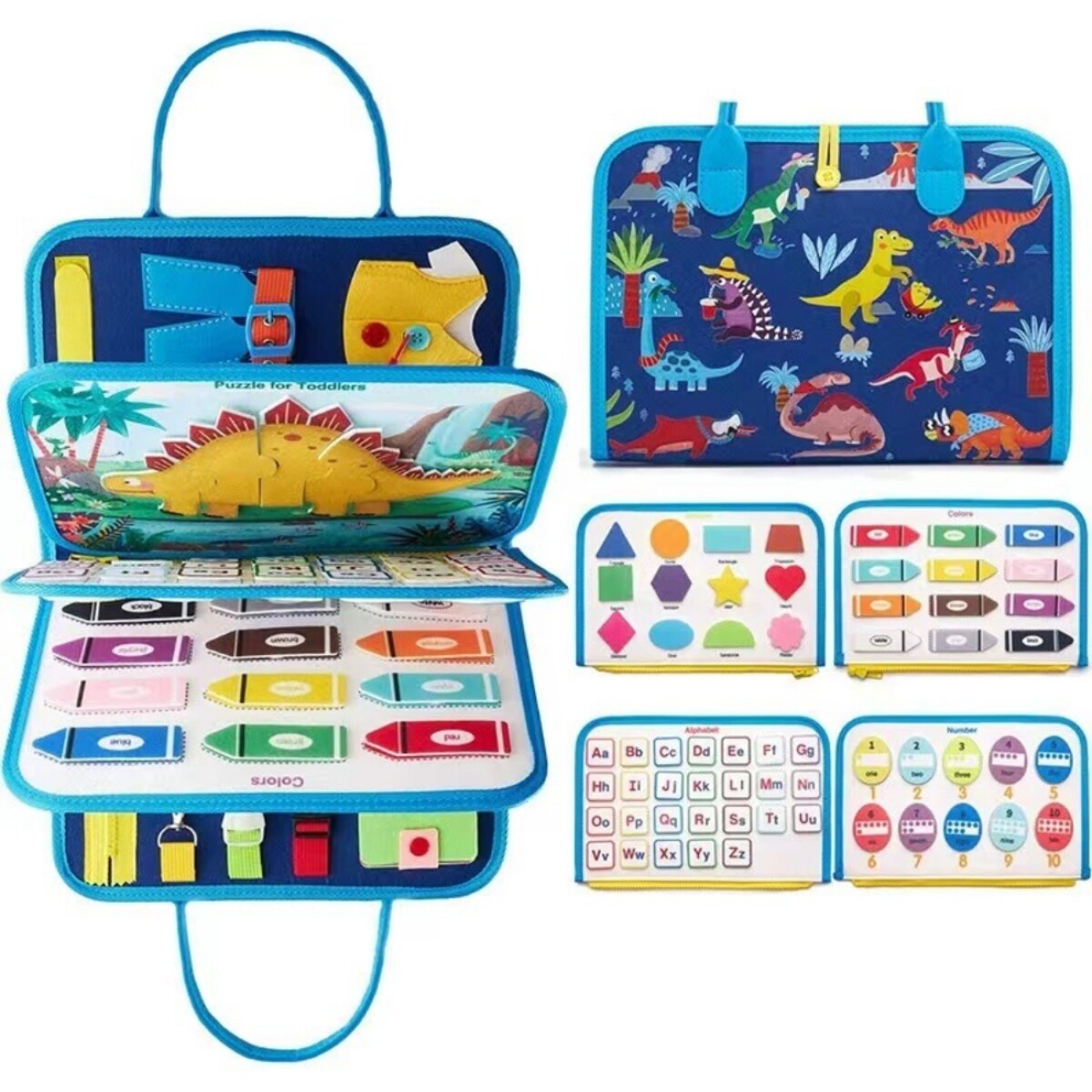 Valija Montessori con páginas de actividades- Dino 452853 