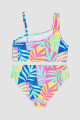 Bikini ruffle 6-18a Verde mili/esmeralda