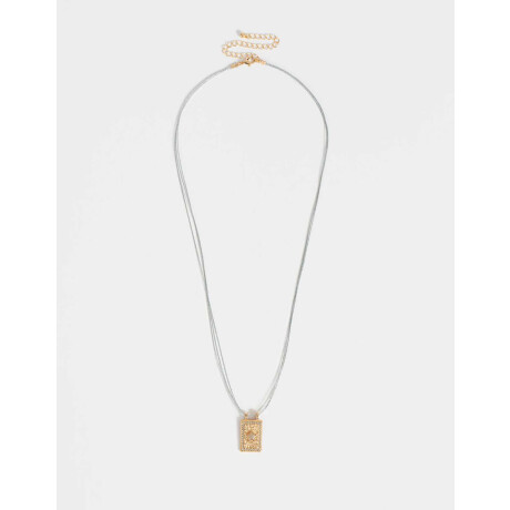 Collar Corto Hilo Dije Naipe Dorado