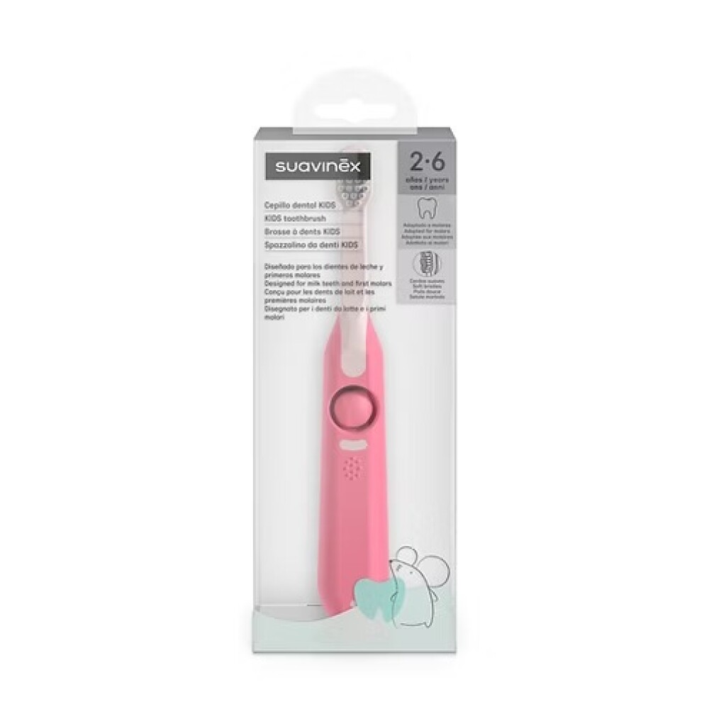 Cepillo dental suavinex 2-6años rosa