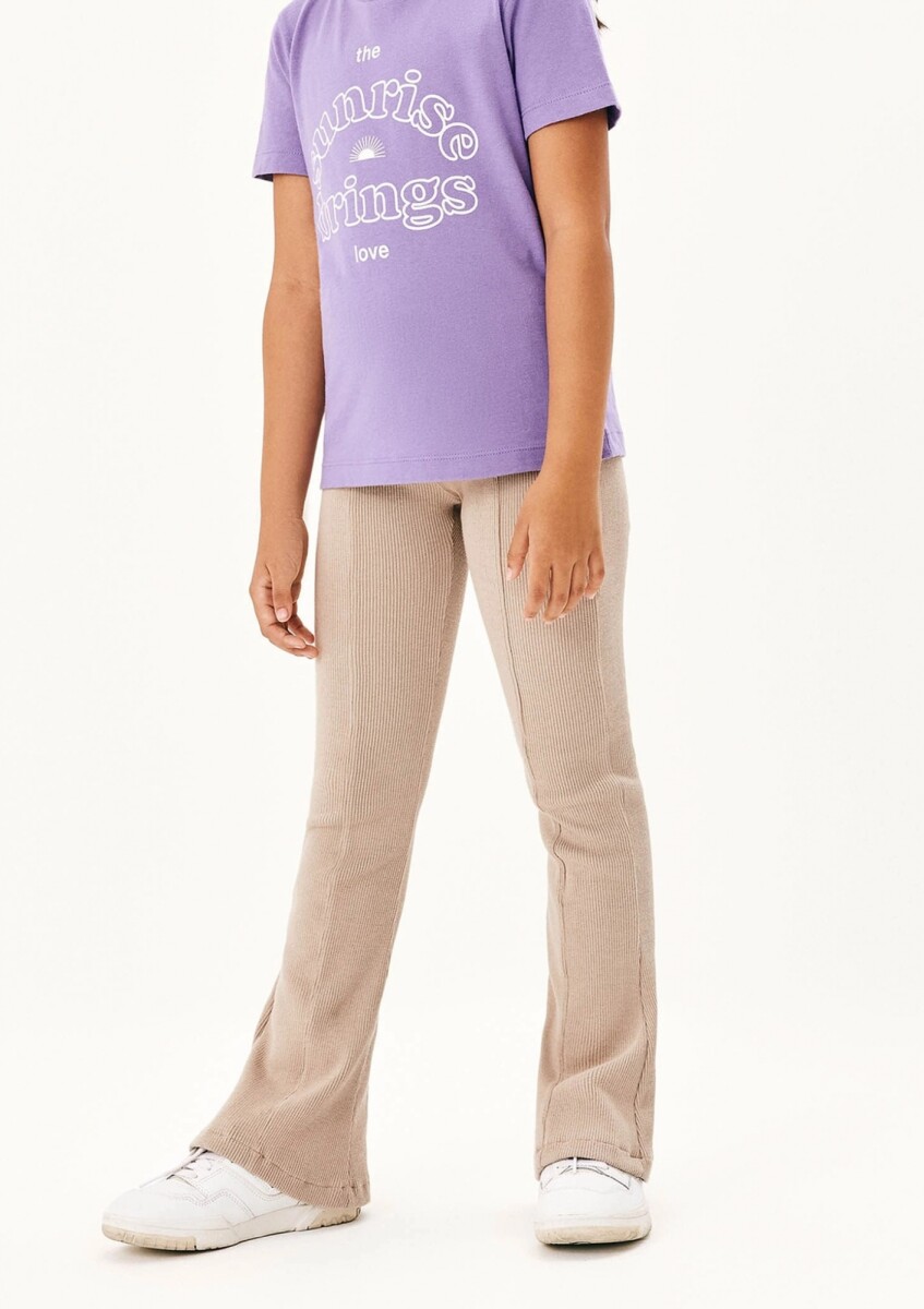 CALZA INFANTIL MODELO FLARE - BEIGE 