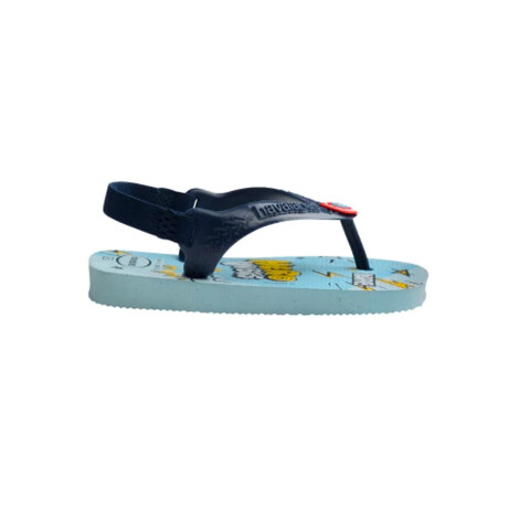 Havaianas Calzado Infantil Chancleta Ojota Sandalia Celeste-Capitán-América