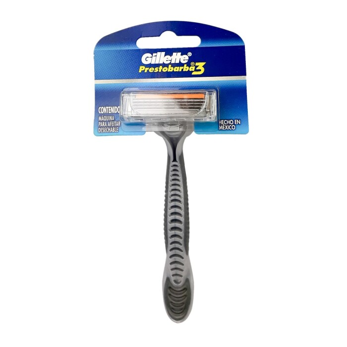 GILLETTE PRESTOB 3 MAQ HOMBRE X1 DESECH. única