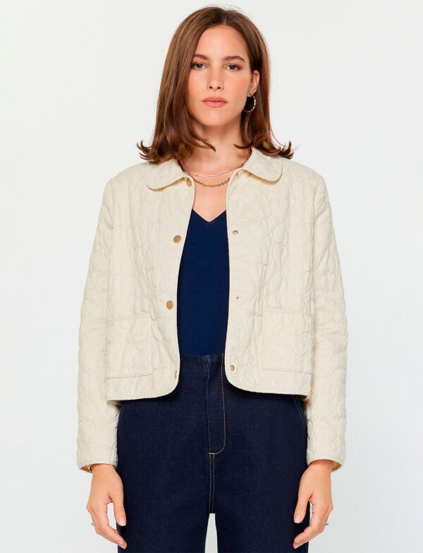 Chaqueta Bordada BEIGE