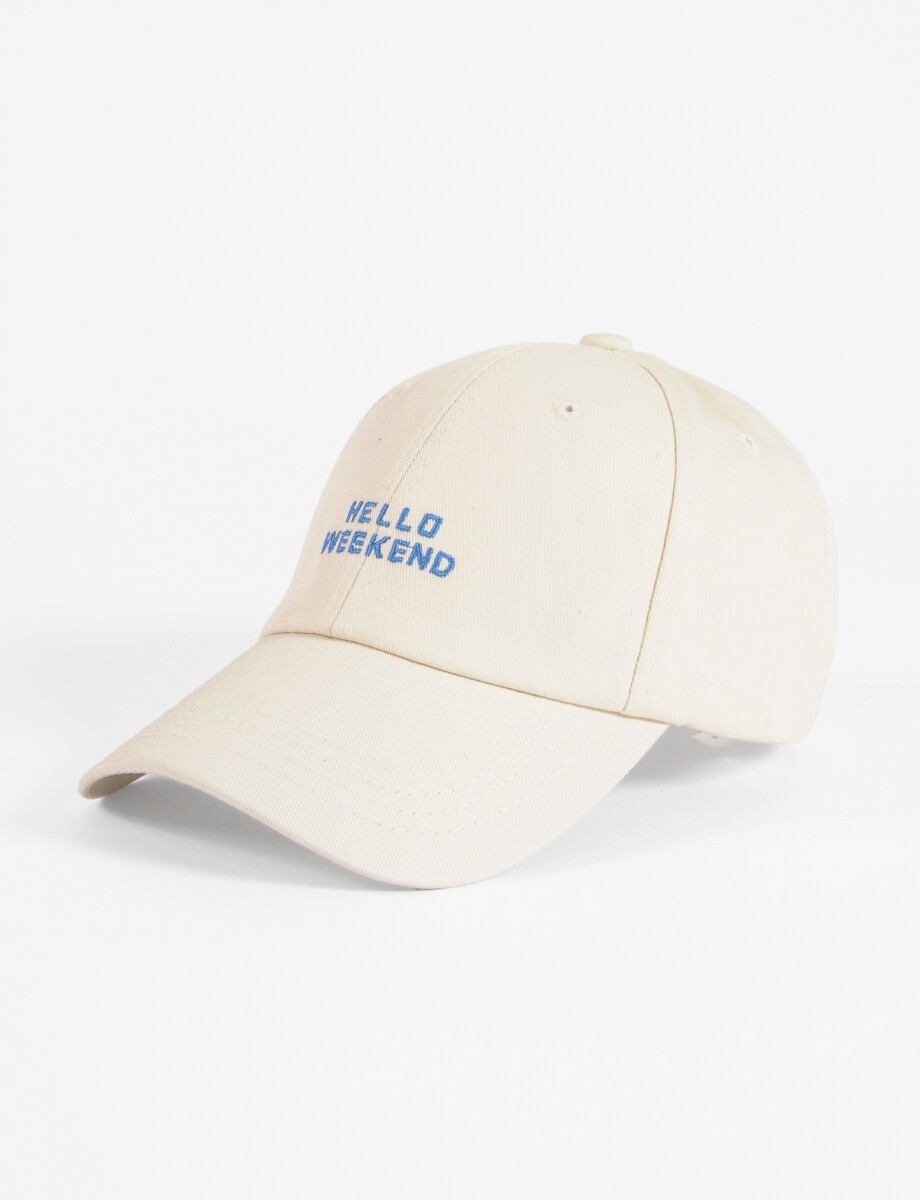 Cap hello weekend - crudo 