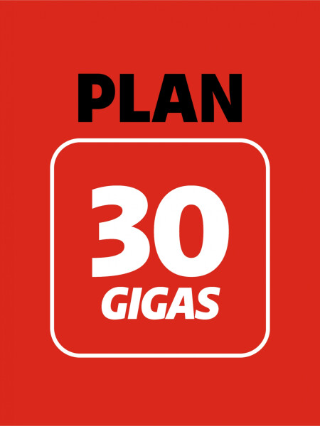 Plan mensual de 30 Gigas Plan mensual de 30 Gigas