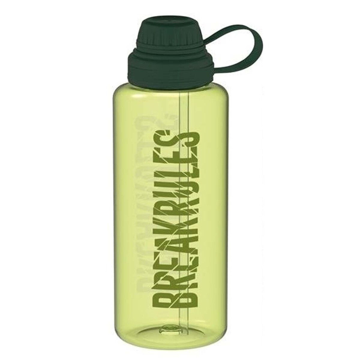 Botella Tritán Deco Letras Plástica 1Lt con Manija Ege Renga - Verde 