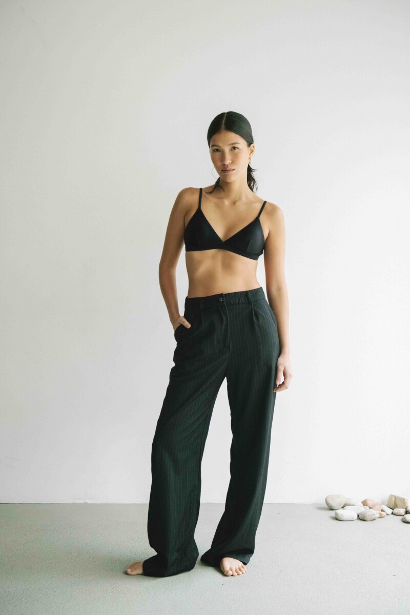 Top Coco – Triángulo clásico con copas removibles y filtro UV+50 Negro