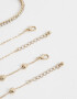 Pulseras Flexibles Sets Con strass Set De Pulseras Flexibles Con Strass - Dorado