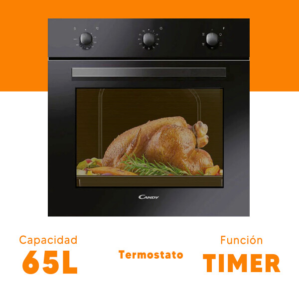 Horno Eléctrico De Empotrar Candy Fcp502n/e HORNO DE EMPOTRAR CANDY FIDCN502 NEGRO