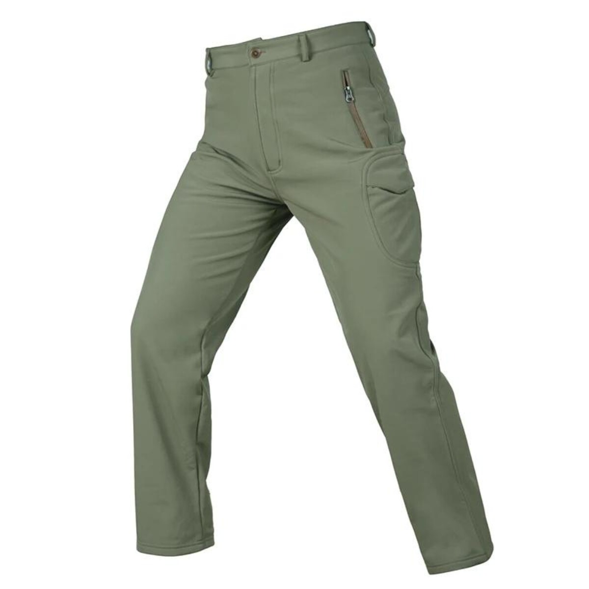 Pantalón táctico en neopreno Piel de Tiburón - Unisex - Verde 