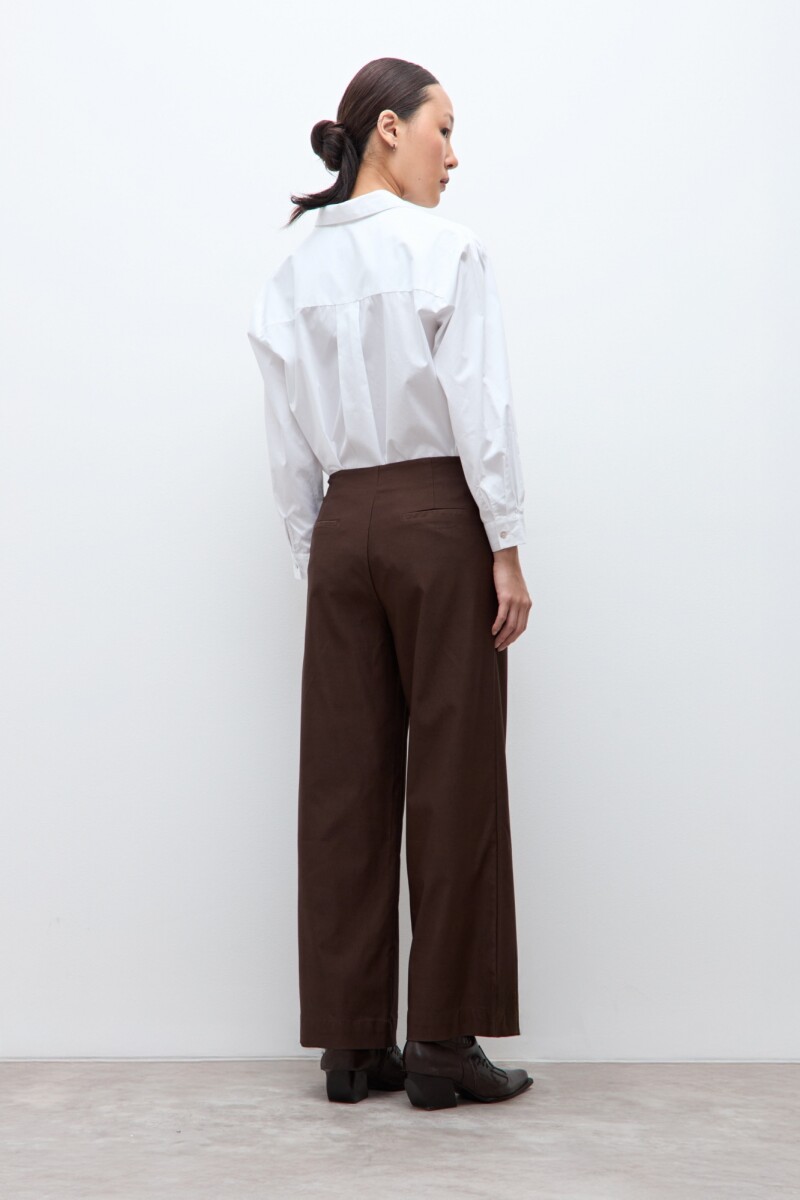 Pantalón culotte chocolate