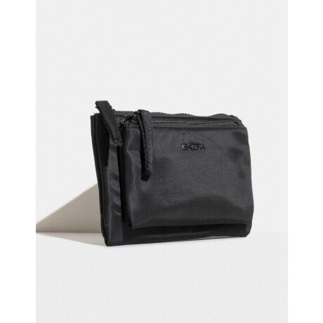 Monedero Con Cierre Negro