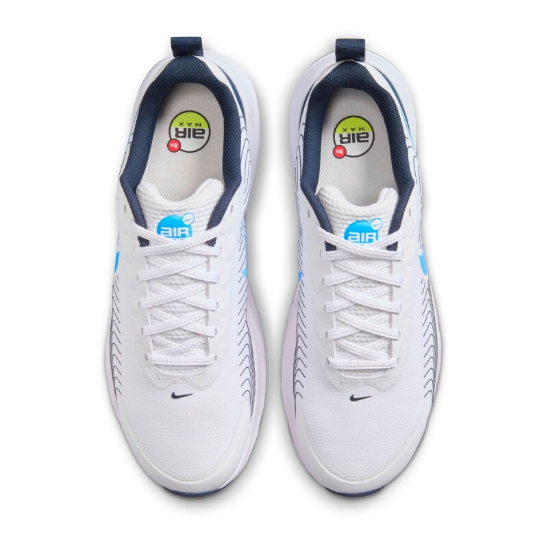 Championes Nike Air Max Nuaxis de Hombre Blanco