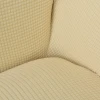 Funda sillón 1 cuerpo lisa crema