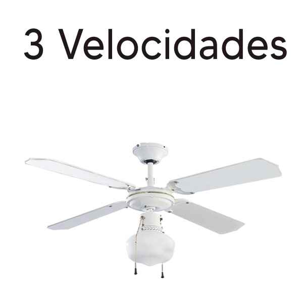 Ventilador De Techo James Vt 2 F42 1l Wh VENTILADOR TECHO JAMES VT2 BLANCO 012