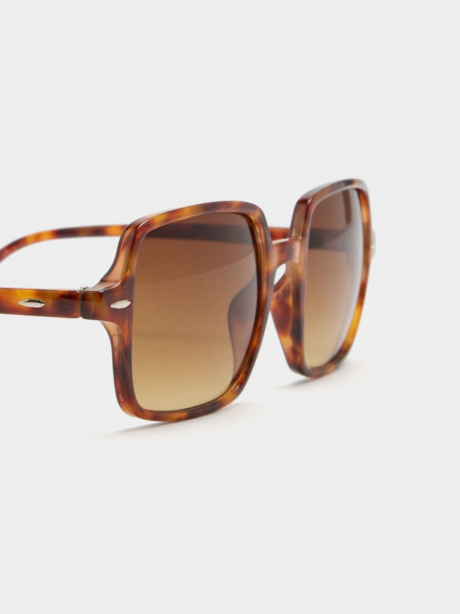 Gafas De Sol Cuadradas marron