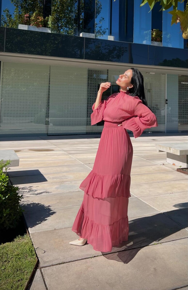 Vestido Moramay - Rosa viejo 