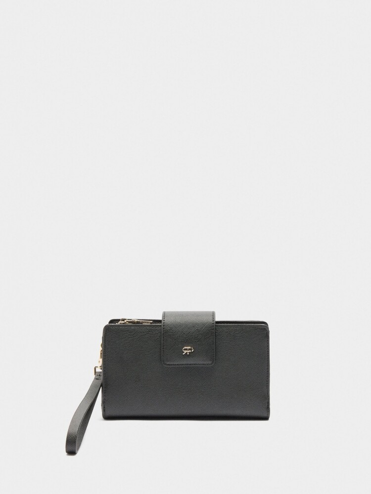 Cartera Con Asa De Mano negro