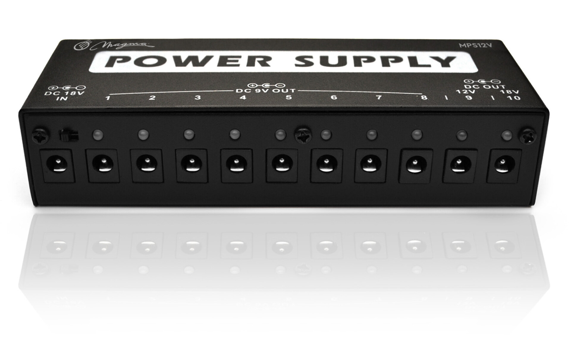 Magma Power Supply Fuente Alimentación 10 Pedales MPS12V 