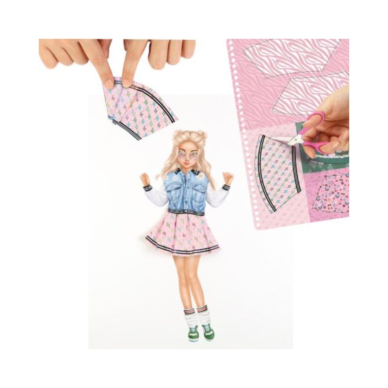 Libro de stickers y collage Dress me up Libro de stickers y collage Dress me up