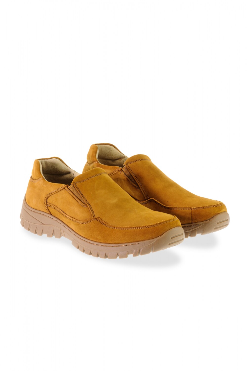 ZAPATO MOCASÍN DE GAMUZA Camel