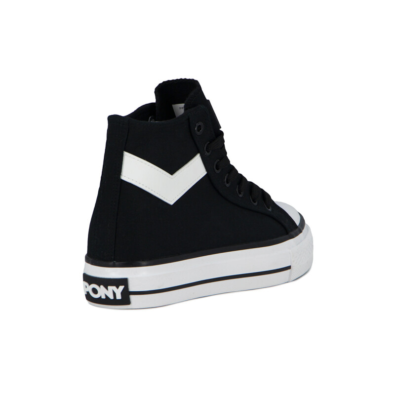 Pony Bota C/Plataforma Fifth Ave Women - Black Negro