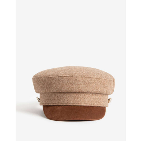 Gorra Baker Gamuza Combinacion Bicolor