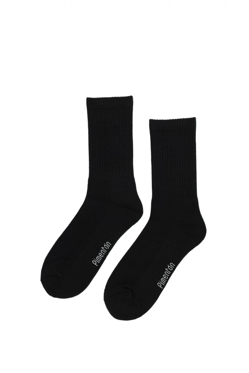 Media Rib - Negro 