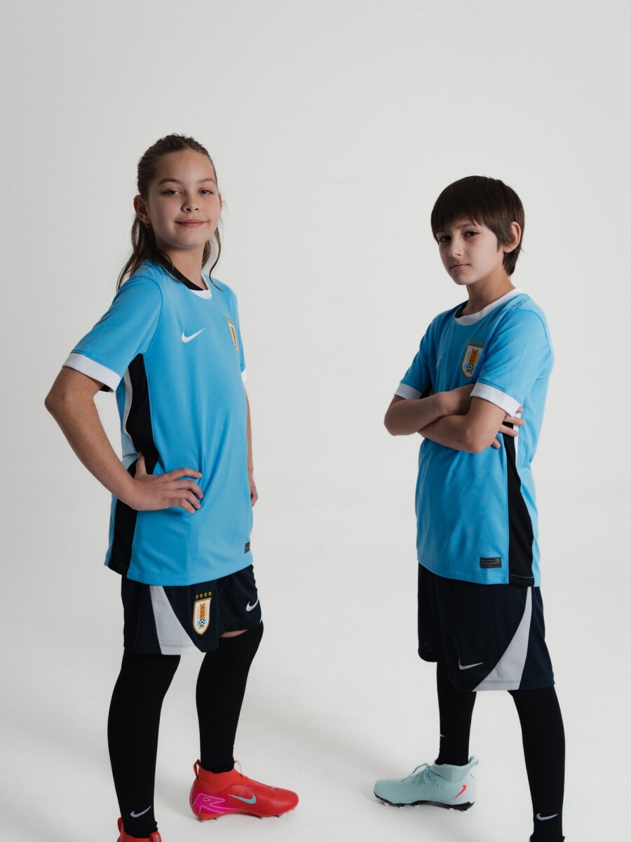 Remera Titular Uruguay Nike Stadium de Niños - Azul 