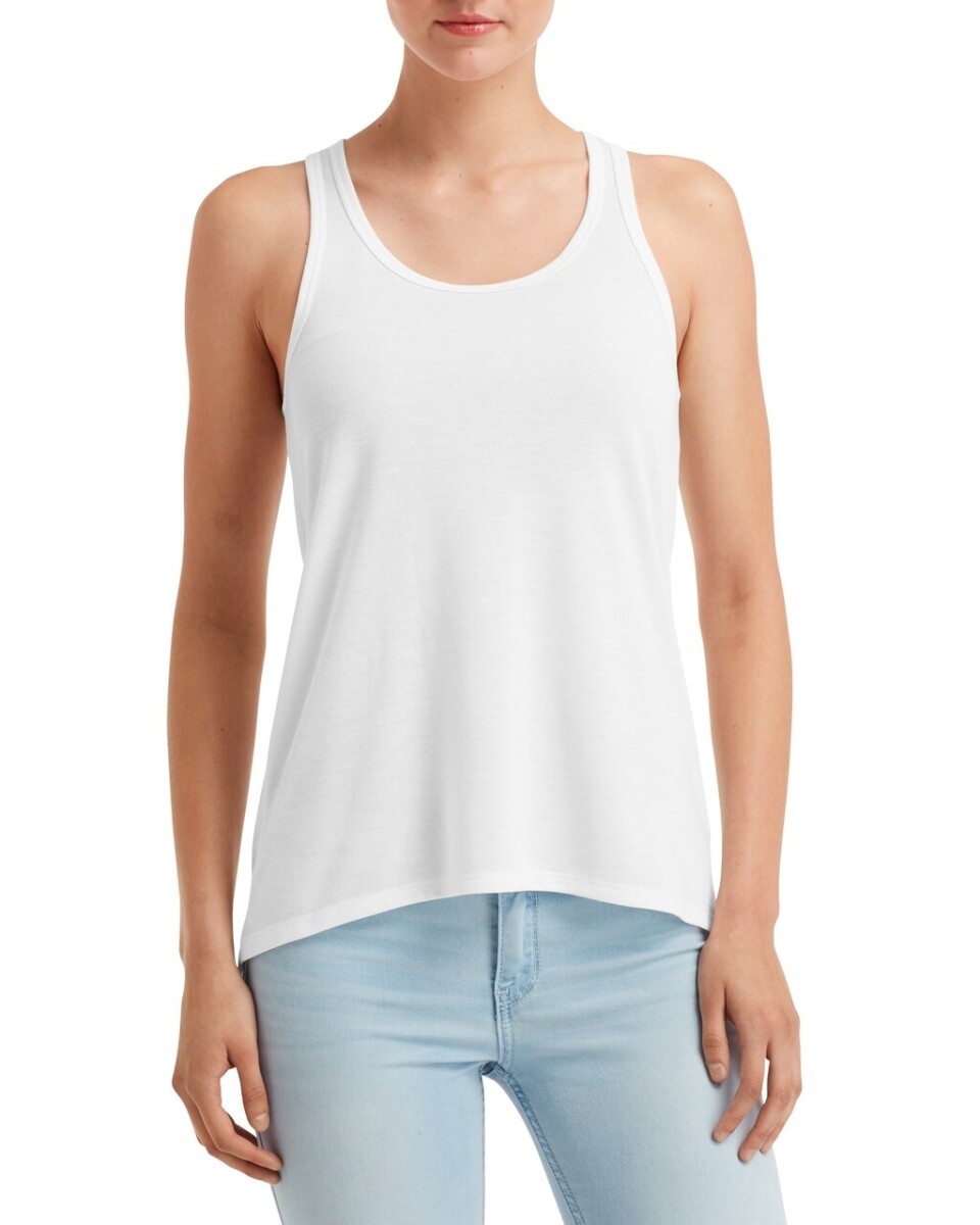 Musculosa Nadadora Dama - Blanco 