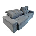 SILLON DAMASCO COMPLETO EXTENSIBLE COLOR TITANIO Sillon Damasco Completo Extensible Color Titanio