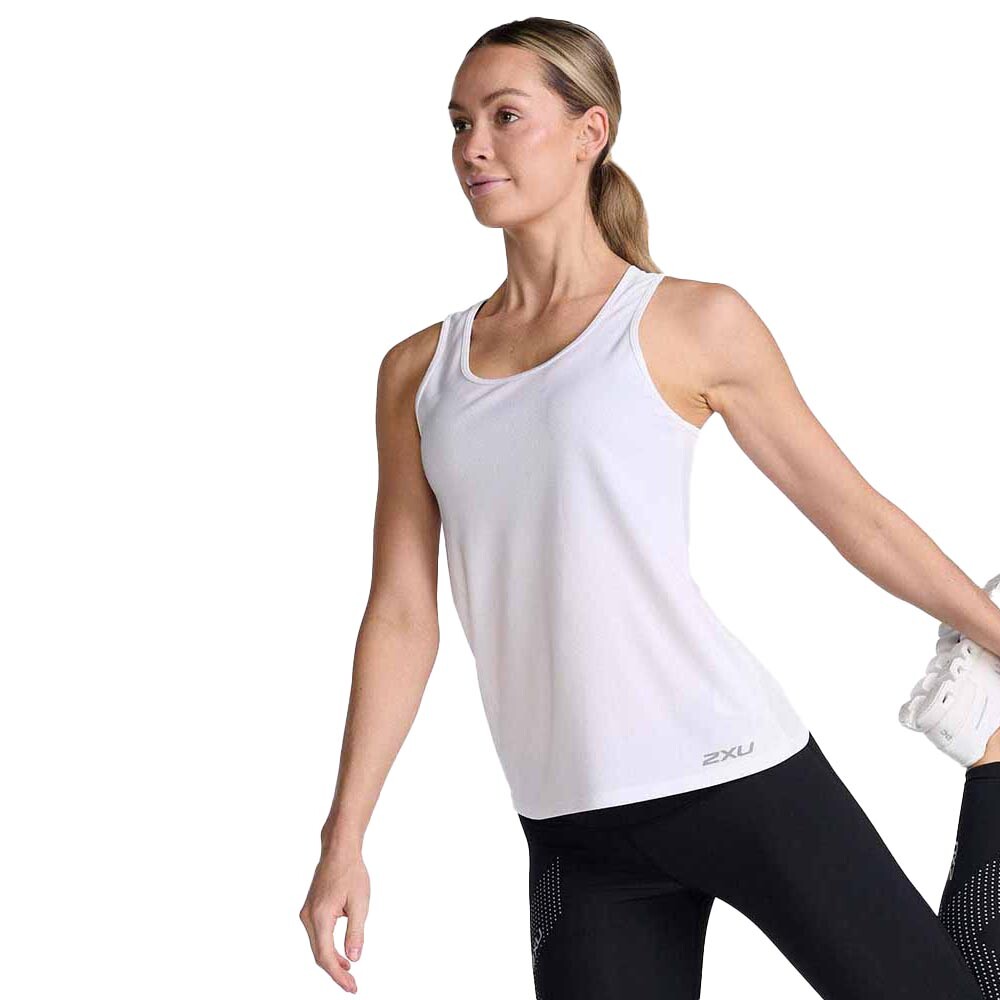 Aero Singlet - Mujer White/silver Reflective