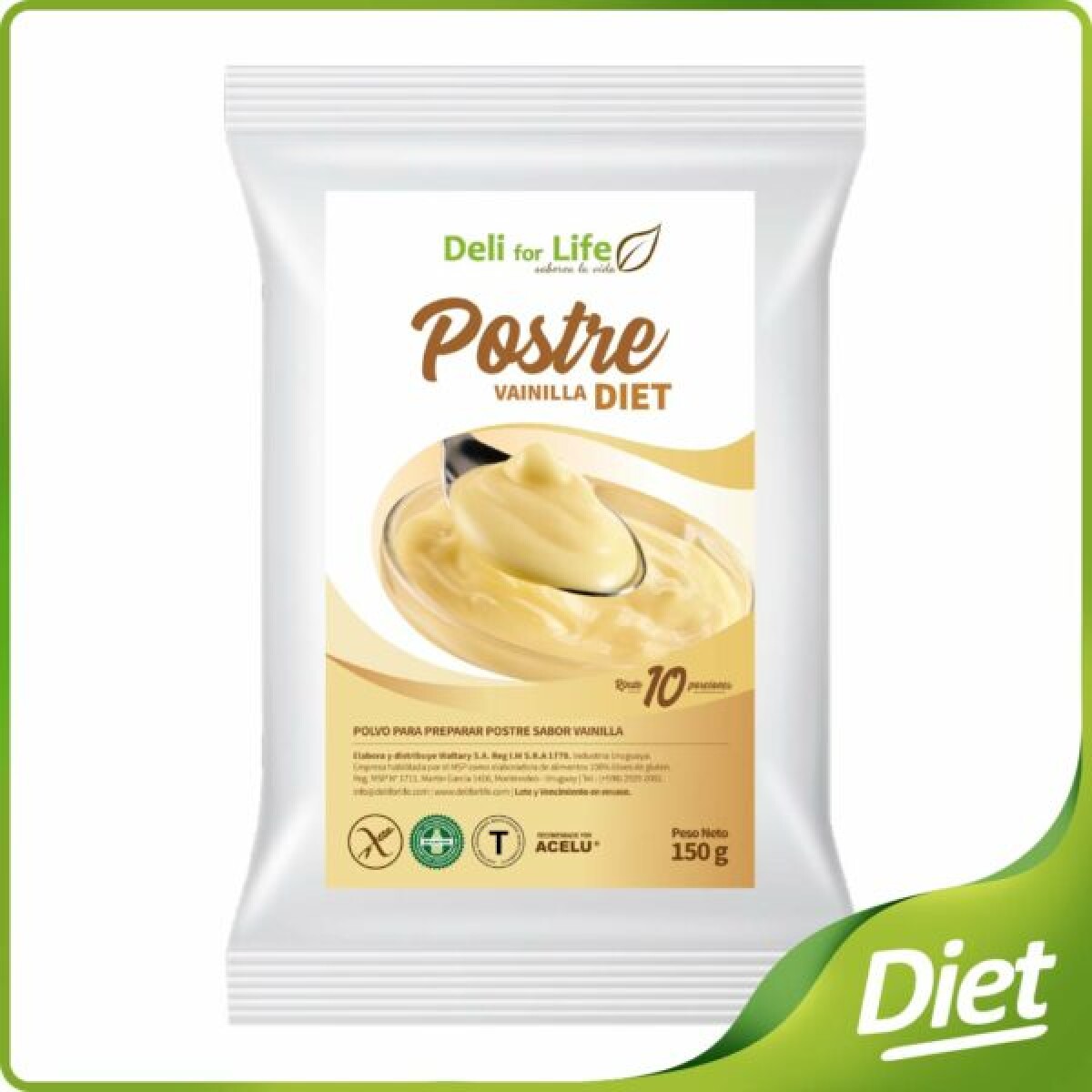 Postre Vainilla Diet 50g 