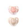 Set x2 Chupete 6-18m anatomico suavinex new prints bear rosa