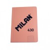 CUADERNO MILAN TAMAÑO A5 CUADRICULADO DE 48 HOJAS COLOR ROSADO CUADERNO MILAN TAMAÑO A5 CUADRICULADO DE 48 HOJAS COLOR ROSADO